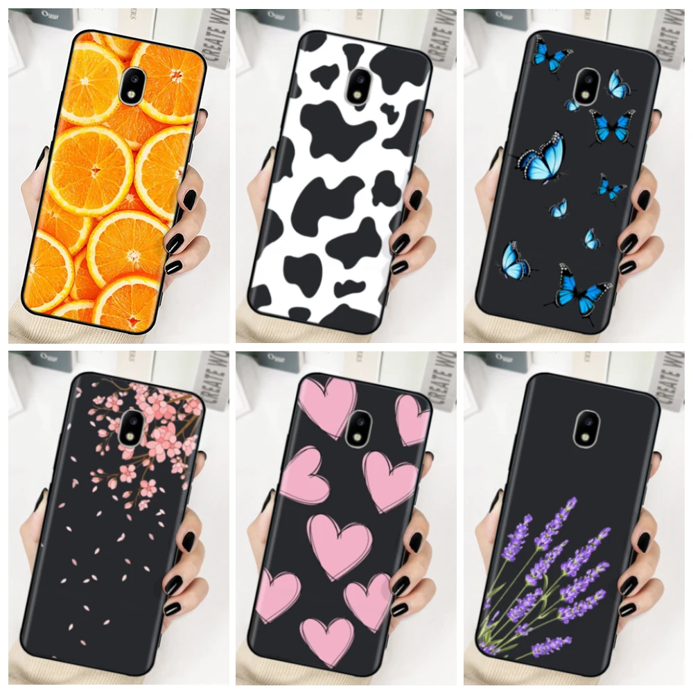 Case For Samsung Galaxy J3 2017 Case J330 J330F SM-J330F Soft Silicone TPU Back Cover Case For Samsung J3 2017 Bumper Cute Cases