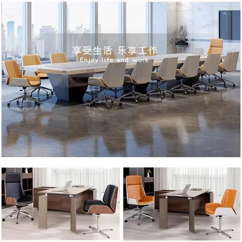 Sedia da ufficio girevole per direzionale, reception, computer da ufficio, capo