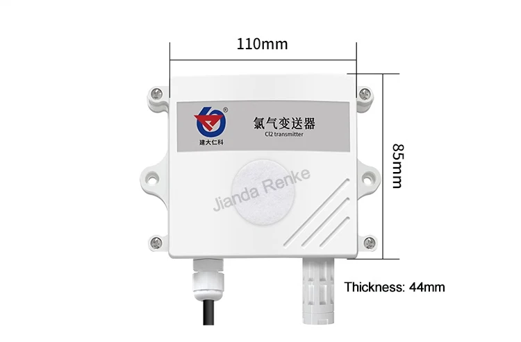 Factory Price Smart Single Gas CL2 Leakage Monitoring Device Analog WIFI RS485 Chlorine Sensor