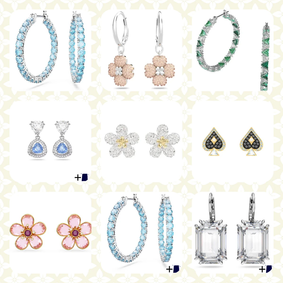 

2025 подходят модные новые стильные серьги из стерлингового серебра 925 пробы с винтажным жемчугом, круглые блокирующие и квадратные серьги с цирконием