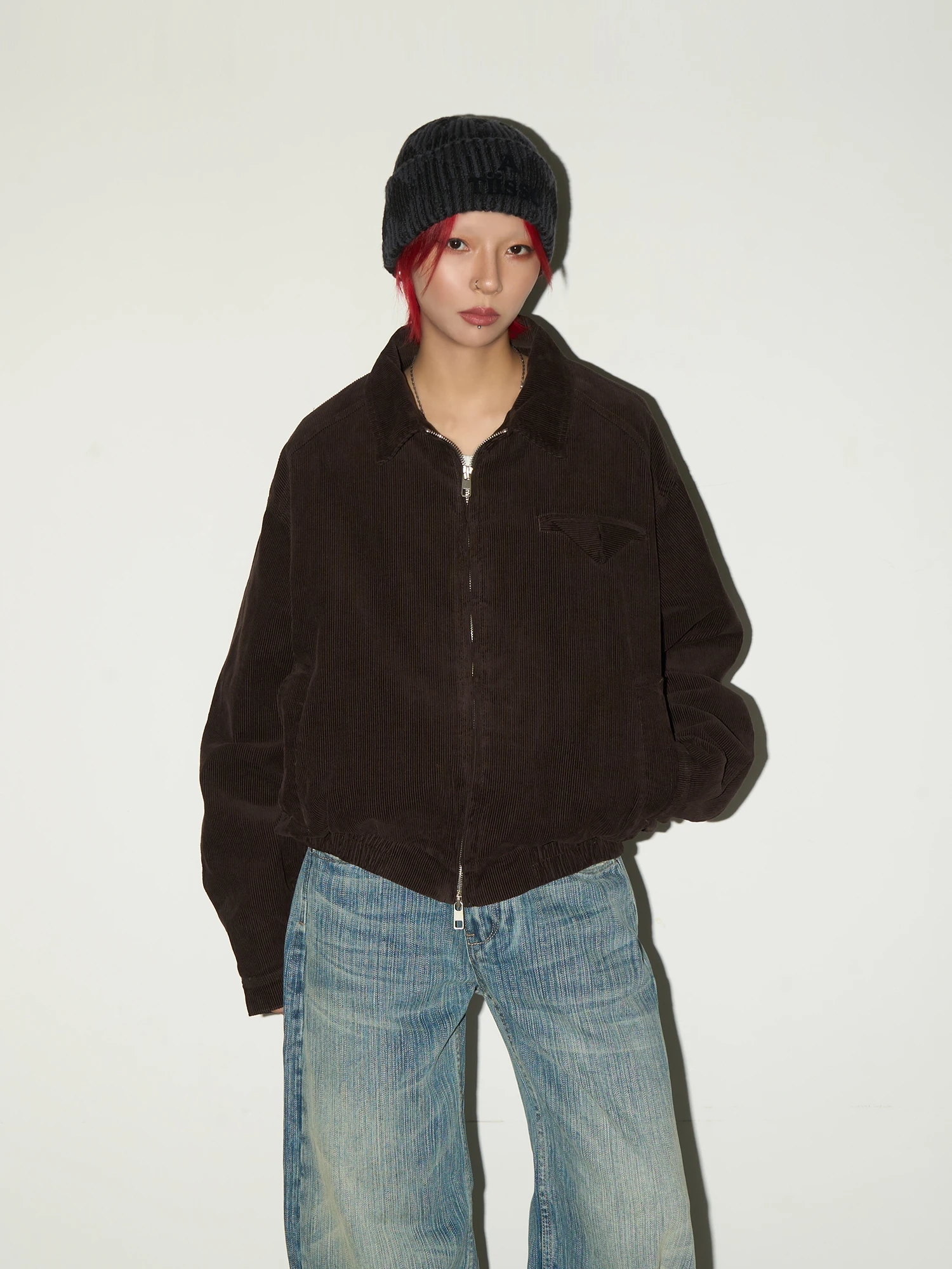 

Повседневная вельветовая куртка MICHINNYON с воротником для поездок на работу, универсальный теплый топ для мужчин и женщин