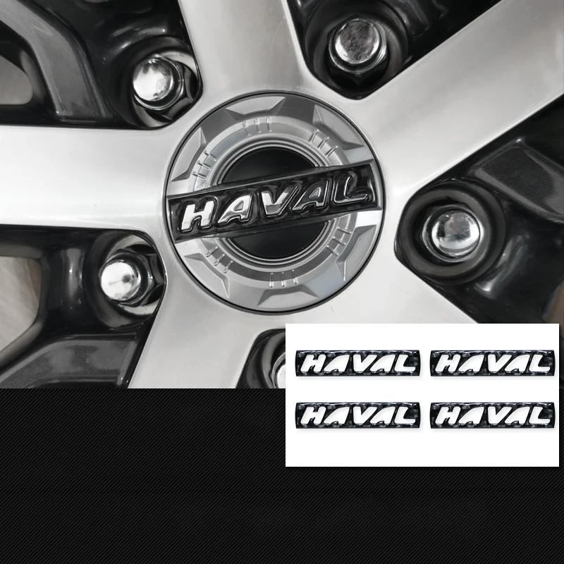 

Car Exterior Wheel Hub Hubcap Door Threshold Strips Headlight Carbon Fiber Cover Stickers For Haval F7 F7X 2019-2021 Accessories