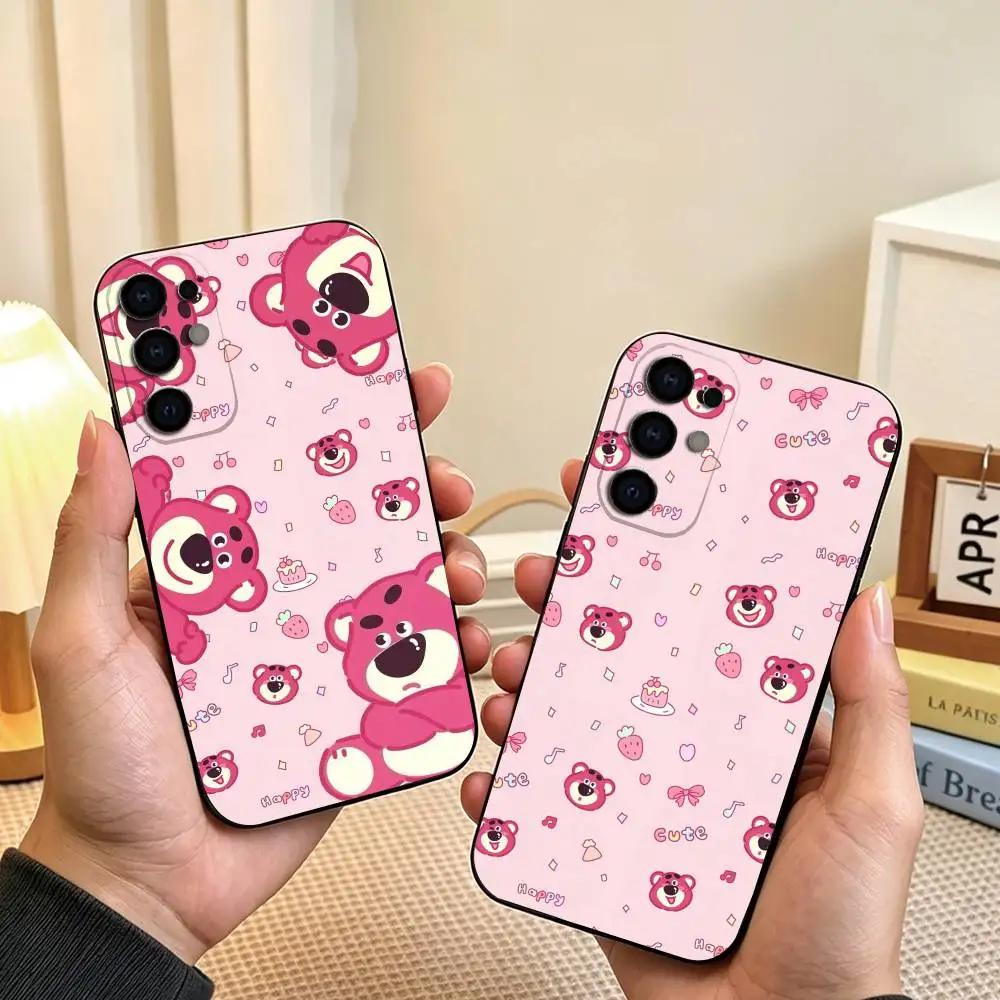 C-Cute C-Cartoon L-LotsoES Phone Case For Samsung S26,S25,S24,S23,S22,S21,S30,Ultra,Plus,Fe,Soft Silicone Black Cover Gift