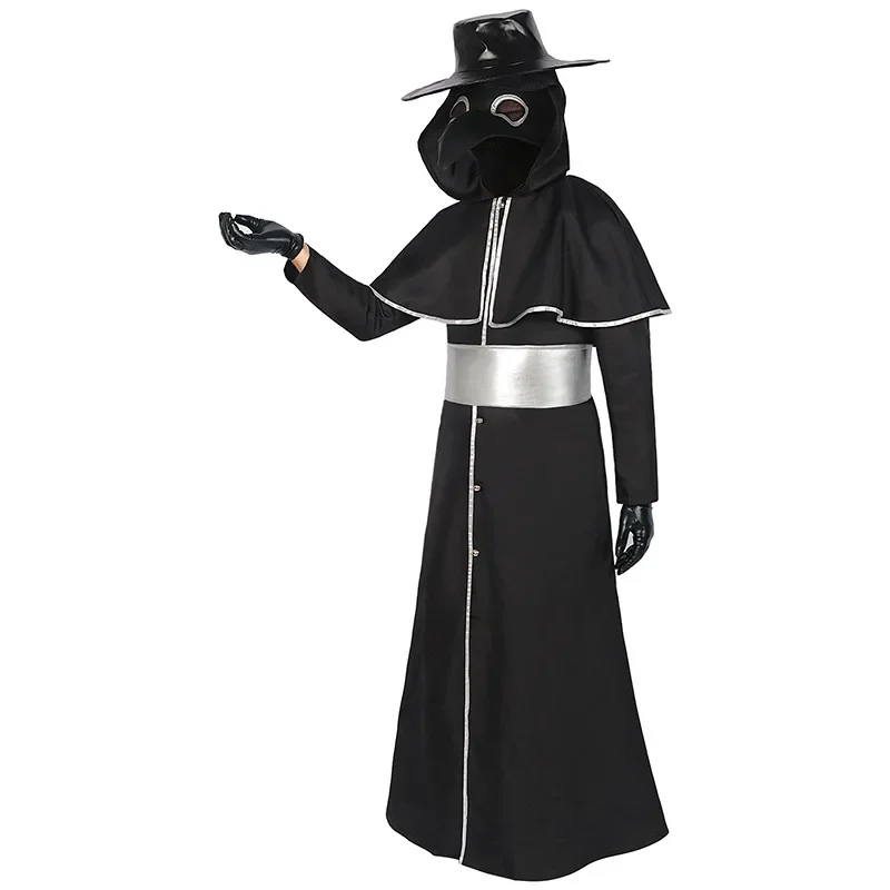 هالوين الكبار القرون الوسطى البخار الشرير نمط الأوروبية والأمريكية الطيور فاتورة الغراب الرعوية ثوب طويل الفم قناع تأثيري الملابس