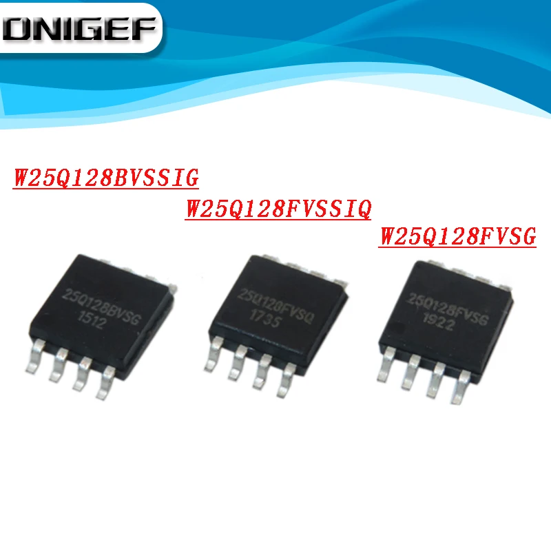 DNIGEF (1piece) 100% NEW W25Q128BVSSIG W25Q128FVSG W25Q128FVSSIQ SOP SMD Chipset