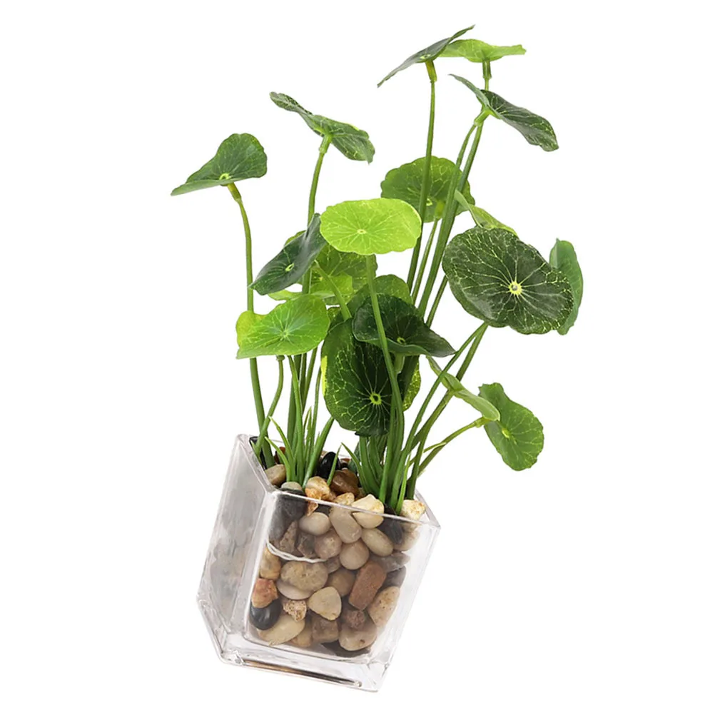 

Fake Potted Plants Ornament Faux for Indoors Emulated Lifelike Small Artificial