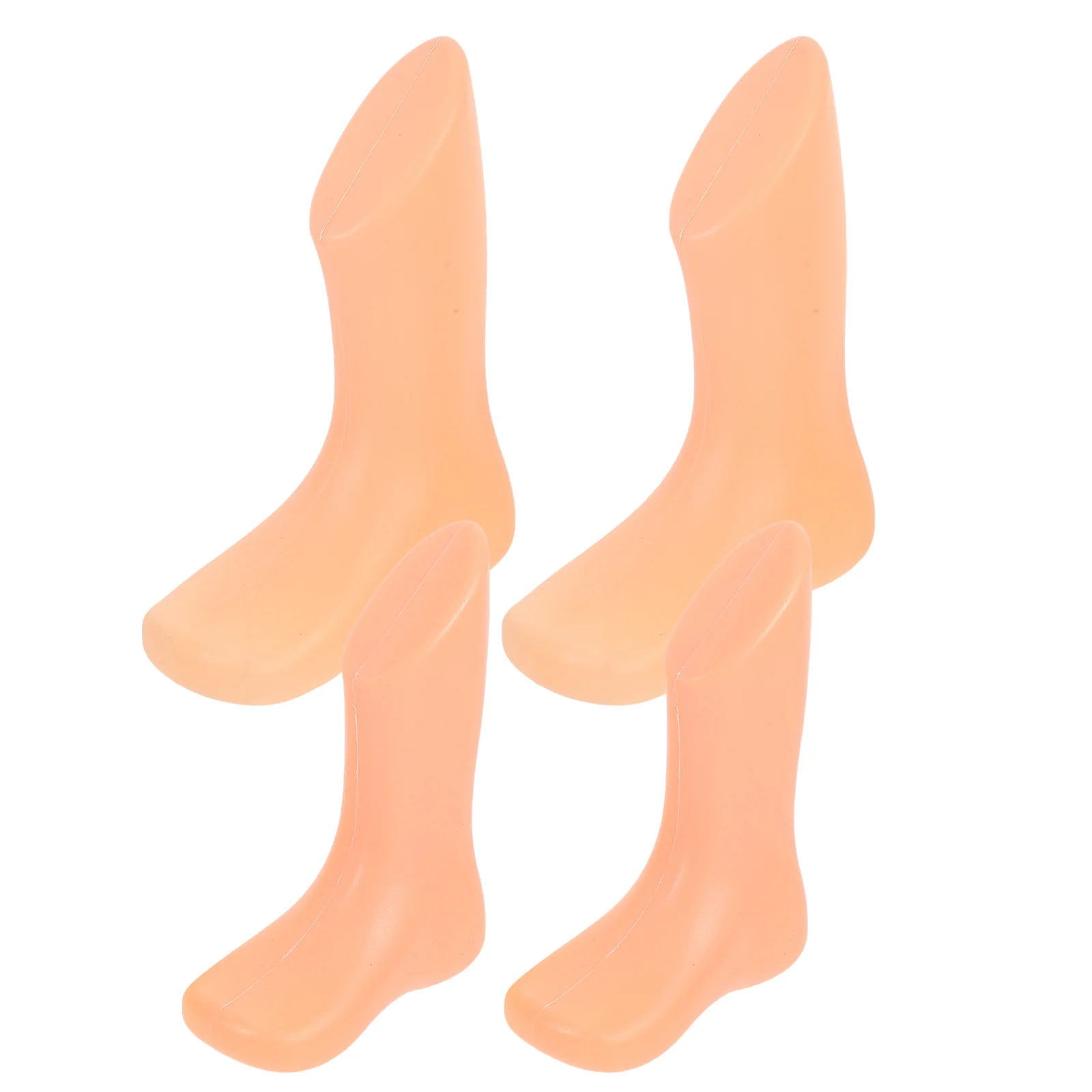 

4 Pcs Baby Foot Mold Models Mannequin Feet Sock Mannequins for Kids Plastic Toddler Socks Display
