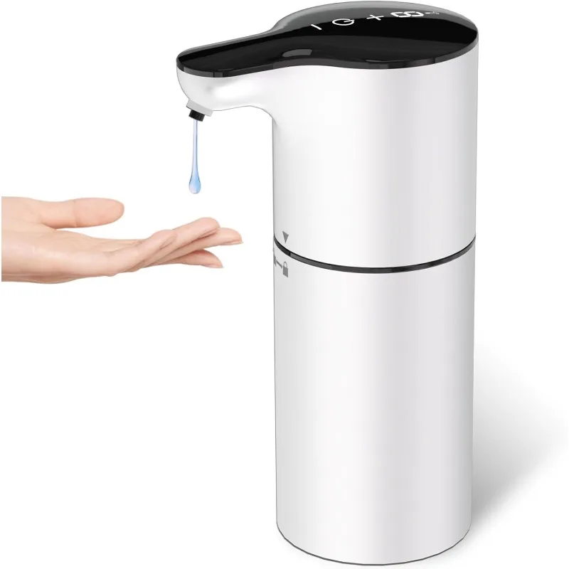 Automatic Liquid Soap Dispenser Touchless Dish Soap Dispenser 8 Level Adjustable Control Rechargeable Auto Soap Pump Hands Free