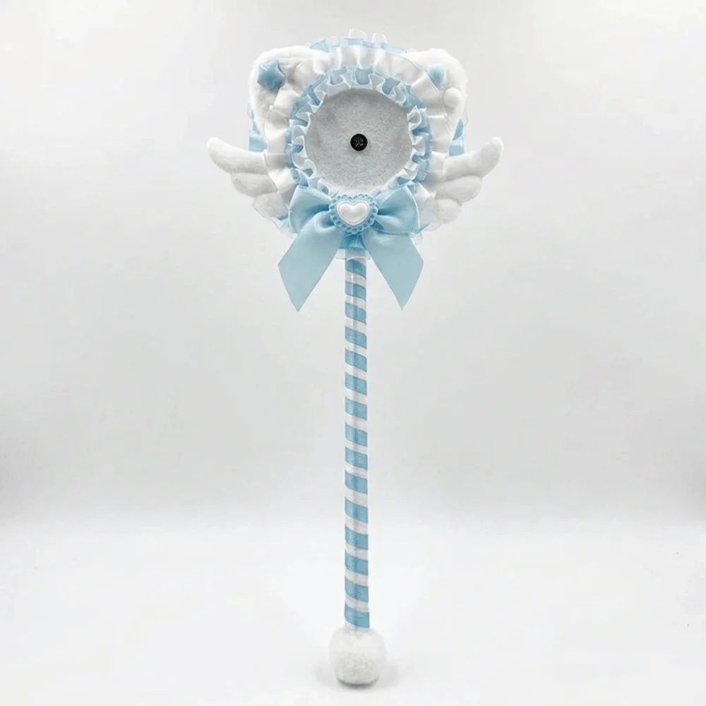 Cat Ears Magnetic Anime Badge Holder Love Heart Bow Badge Magic Wand Creative Stars Badge Display Stick 58mm Badge Display