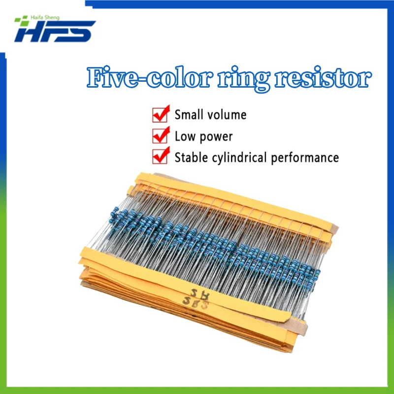 

Metal Film Resistor Set, 1Ohm, 4W, 1% Electronic Resistor, Assortment Kit, 130 Values ​​x 20Pcs, Resistance Pack, DIY Lovers, 1O