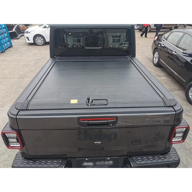 Off-road Accessories Aluminum Black Roller Shutter Cover for JEEP JT Gladiator Tonneau Cover