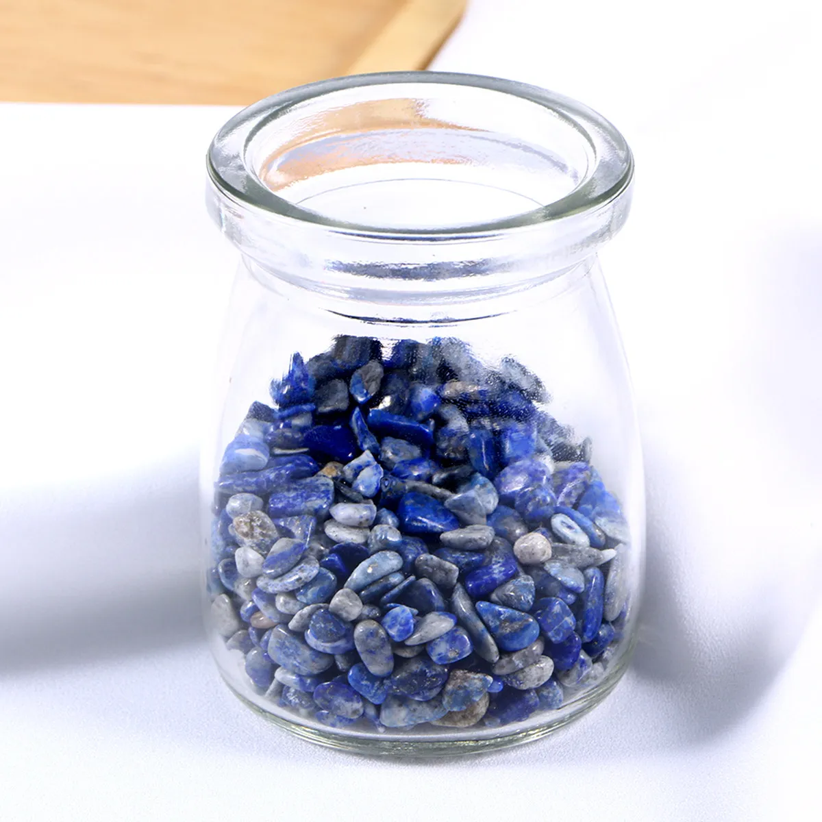 100G Natural Polished Lapis Gravel Smooth Decorative Stones for Aquarium Fish Tank Gravel Mixed Color Stones