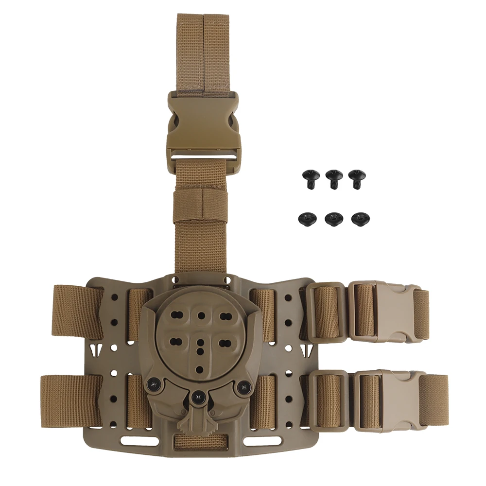 

Тактический 360-градусный базовый адаптер, ремень на платформе для охотничьего пистолета, модульная кобура, адаптер для быстрого вытягивания QLS, стрельба