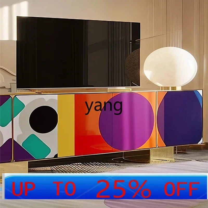 LH light luxury TV cabinet Bodopamine art decoration video cabinet