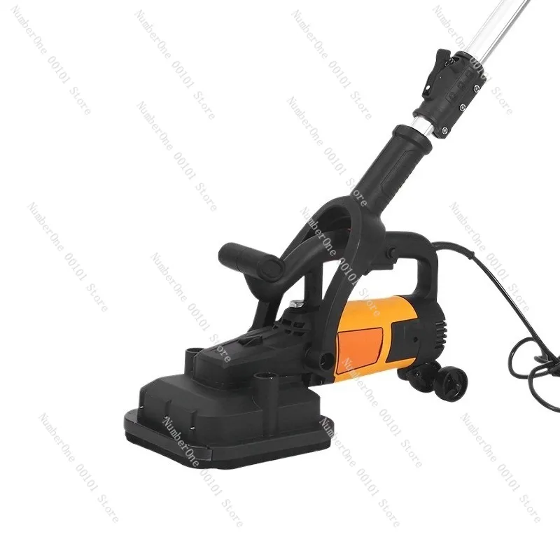 Handheld Concrete Rough Grinding Machine with Extension Pole Wall Trowel Cement Plaster Finishing Grinder for Concrete Floor