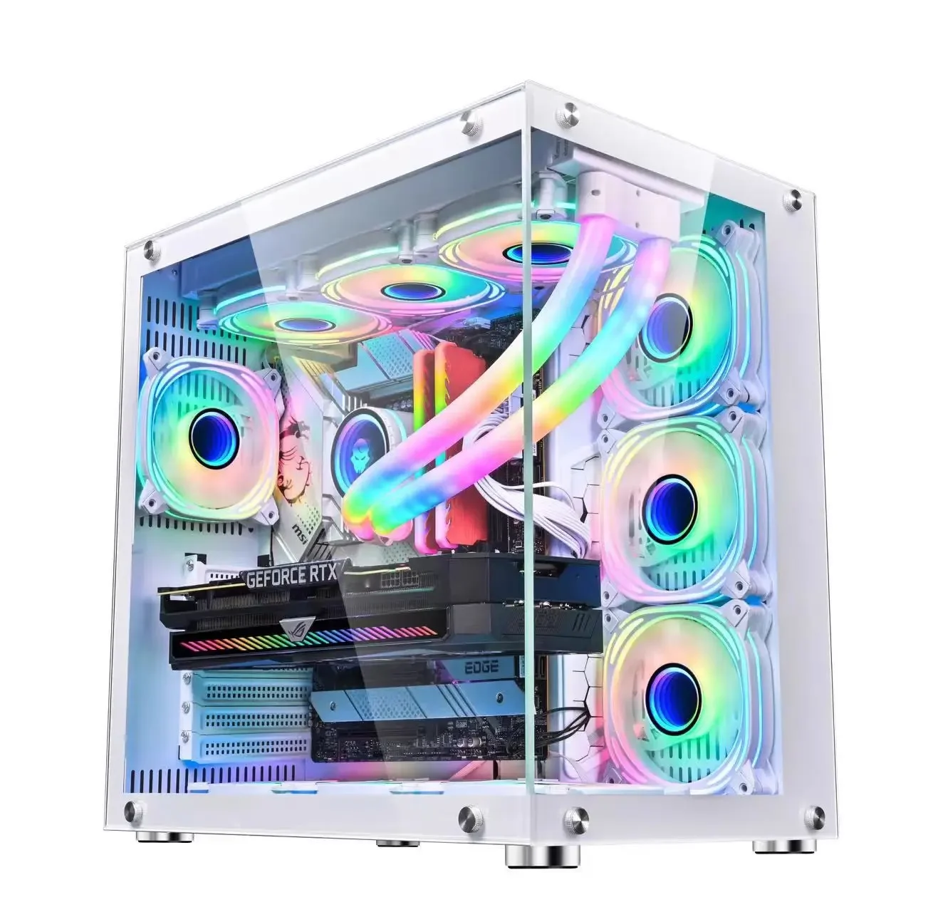 Popular i9 i7 i5 Computer full set 32GB RAM 1TB SSD RTX 3060 3070 3080 3090 gpu  home office gaming pc desktop computer gamers