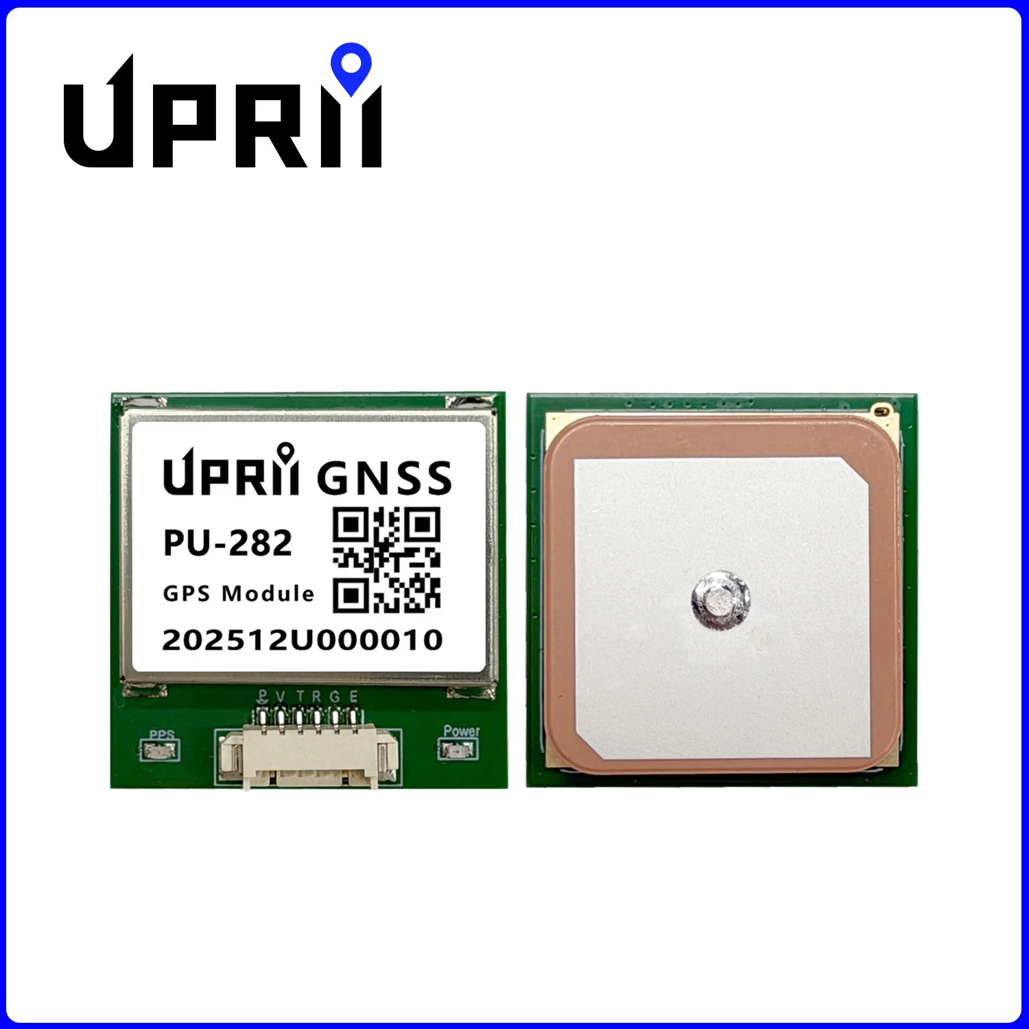 M10 High Precision GNSS GPS Module 1.5m Accuracy  Electronic Compass 6Pin 1.25mm Connector Compatible with C118