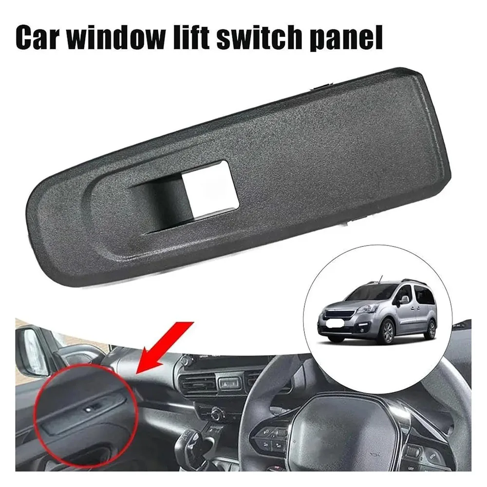 Front Left Window Button Switch Frame ABS For Peugeot Partner Rifter Mk4 K9 Citroen Berlingo RHD Car Accessories 98167918ZD