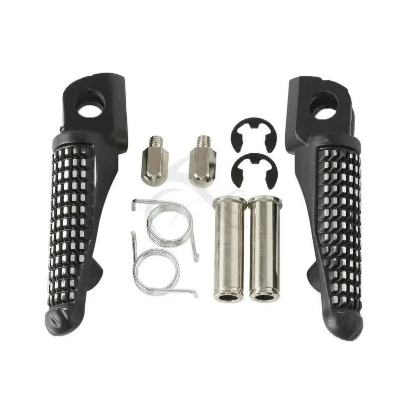 Motorcycle Front Footrest Foot Pegs For Kawasaki ZX6R ZX636 ZX10R ZX9R Z1000 Z800 ZR800 Z H2