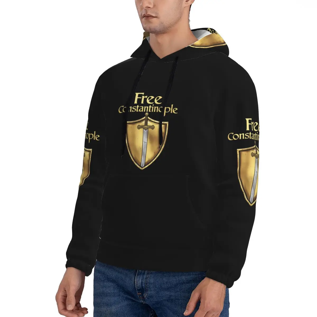 Free Constantinople Bold Historical Statement Felpe con cappuccio Hip Hop Pullover Autunno Inverno Felpe da donna da uomo Top a maniche lunghe