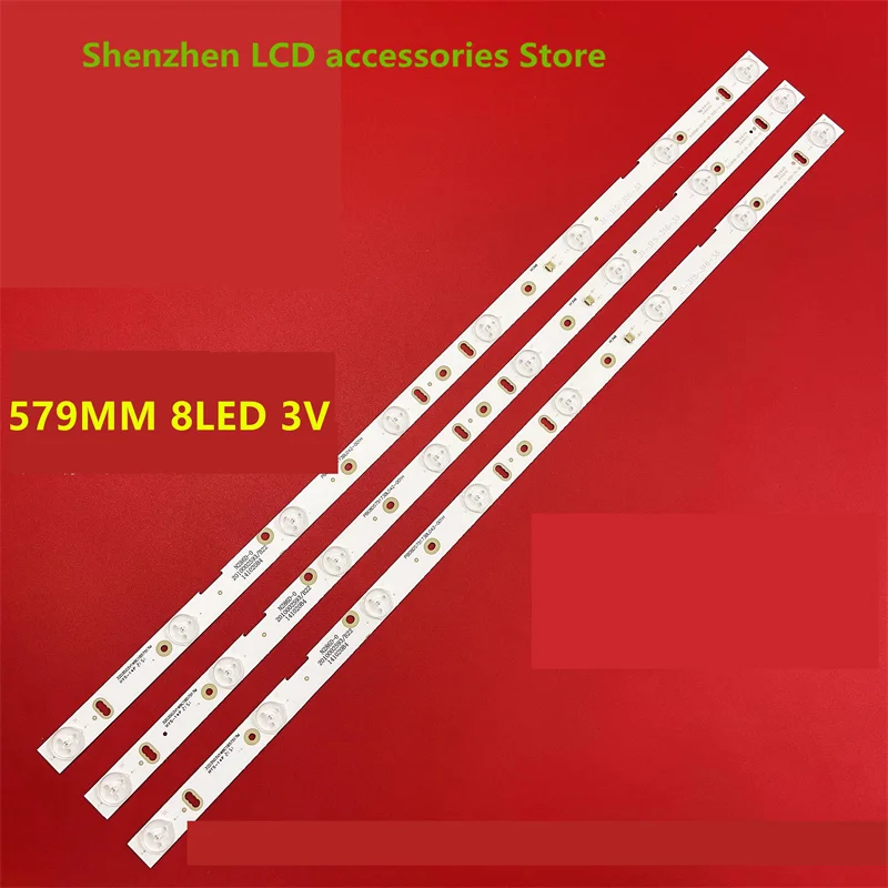 ไฟแบคไลท์ LED สำหรับ LE32F50 LE32F33ไลท์บาร์ ZH32D08-ZC14F-01 1-315-316-33อะลูมิเนียม303XH320031 100% ใหม่