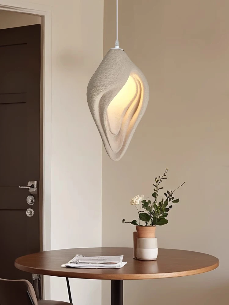 

Creative Conch Pendant Light Home Decor Indoor Restaurant Lighting 2025 New Bar Island Table Modern Wabi Sabi Ceiling Chandelier