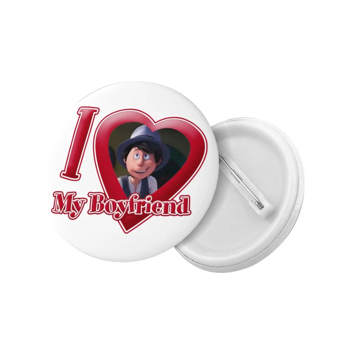 Customize Lorax Button Pin for Hats Onceler I Heart My Boyfriend Badges Brooch Pinback Gift