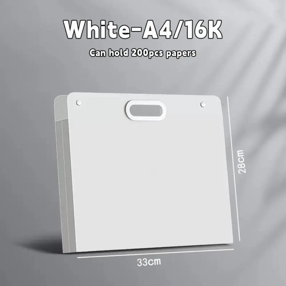 Transparent A2/A3/A4 File Folder Portable 4K/8K/16K Painting Paper Storage Bag Waterproof Drawing Bag Student Gift image 4