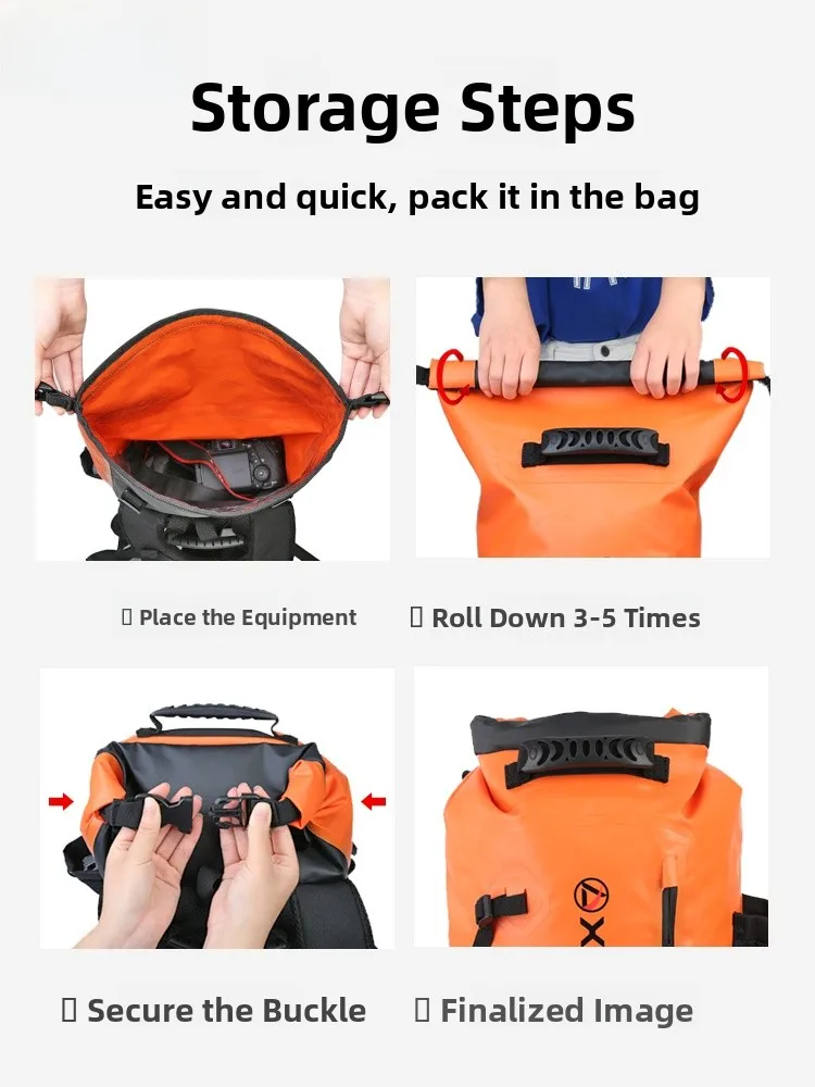 

Xinda Большая емкость Водонепроницаемая Hiking Jl Плавающая сумка для дрейфа с ошибками и рекой Сумка для хранения плавания и дайвинга Спортивная сумка на открытом воздухе