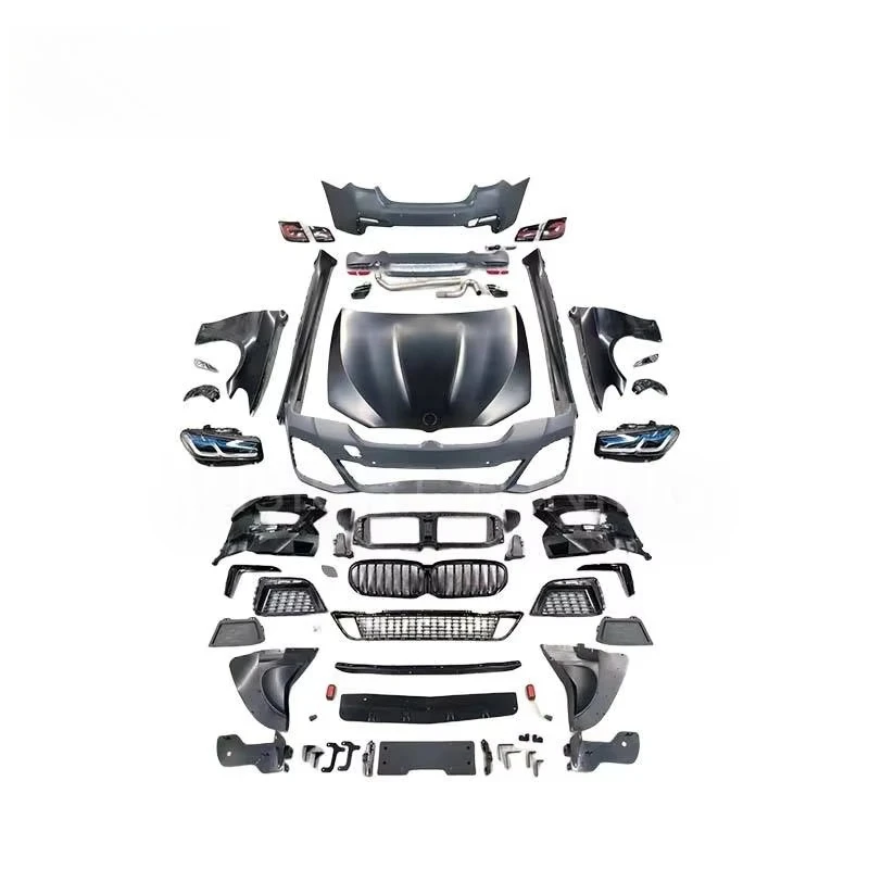 High Quality Body Kit for 5 Series F10 F18 G30 G38 Upgrade M Tech Style Headlight Tail Lamp Diffuser Conversion Kit Clips