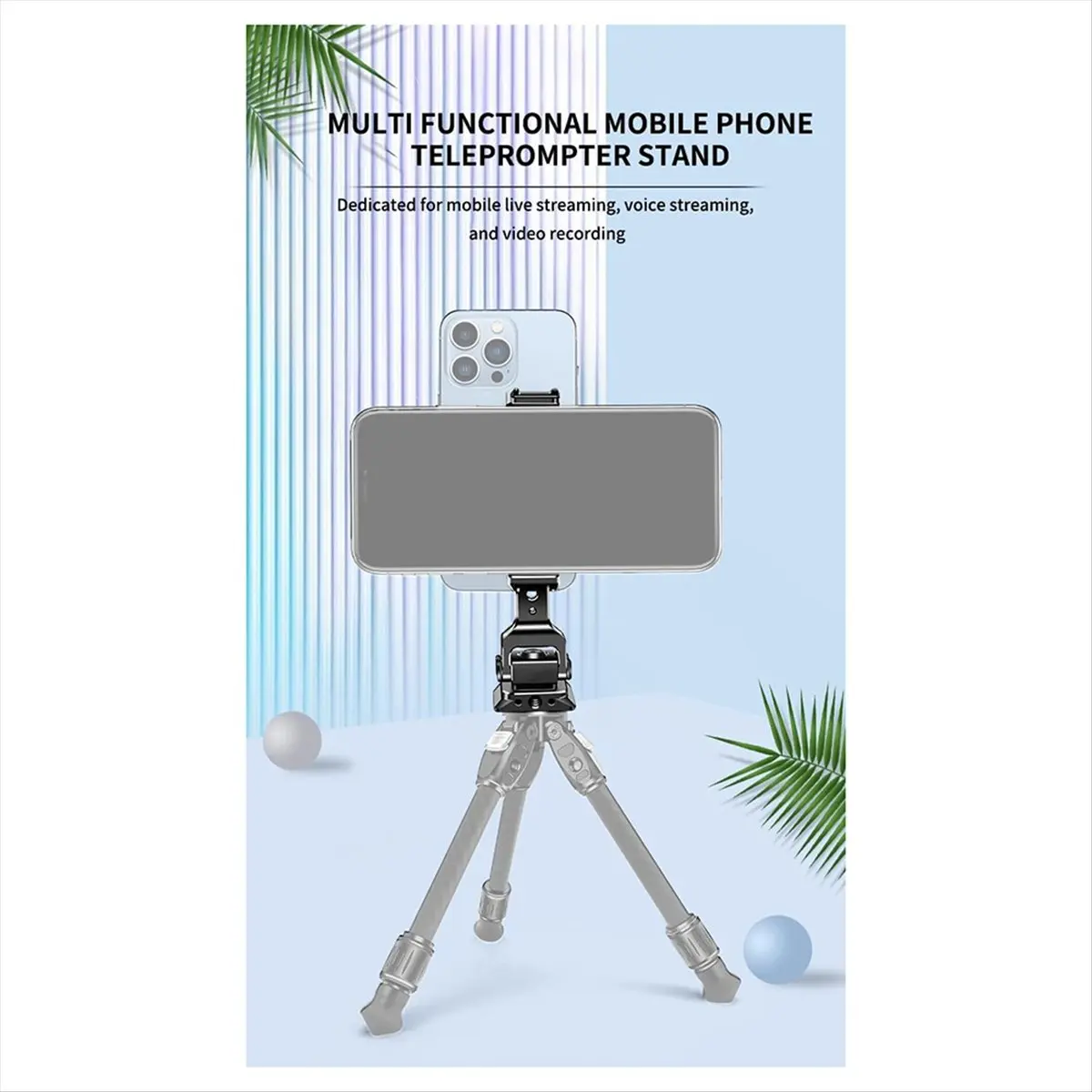 support-de-teleprompteur-m05k-a-rotation-360°-avec-double-support-de-telephone-et-trepied-trous-1-4-et-3-8-pour-pince-qr-arca-swiss-compatible-dji-rsc2-rs3