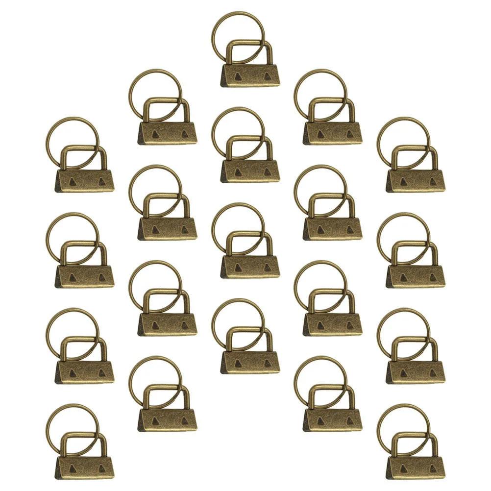 

40pcs Key Fob Hardwares Set Bag Strap Ends Clips For Diy Handbag Making Buckles Jewelry Fasteners Clasp Wristlet Fob Tools