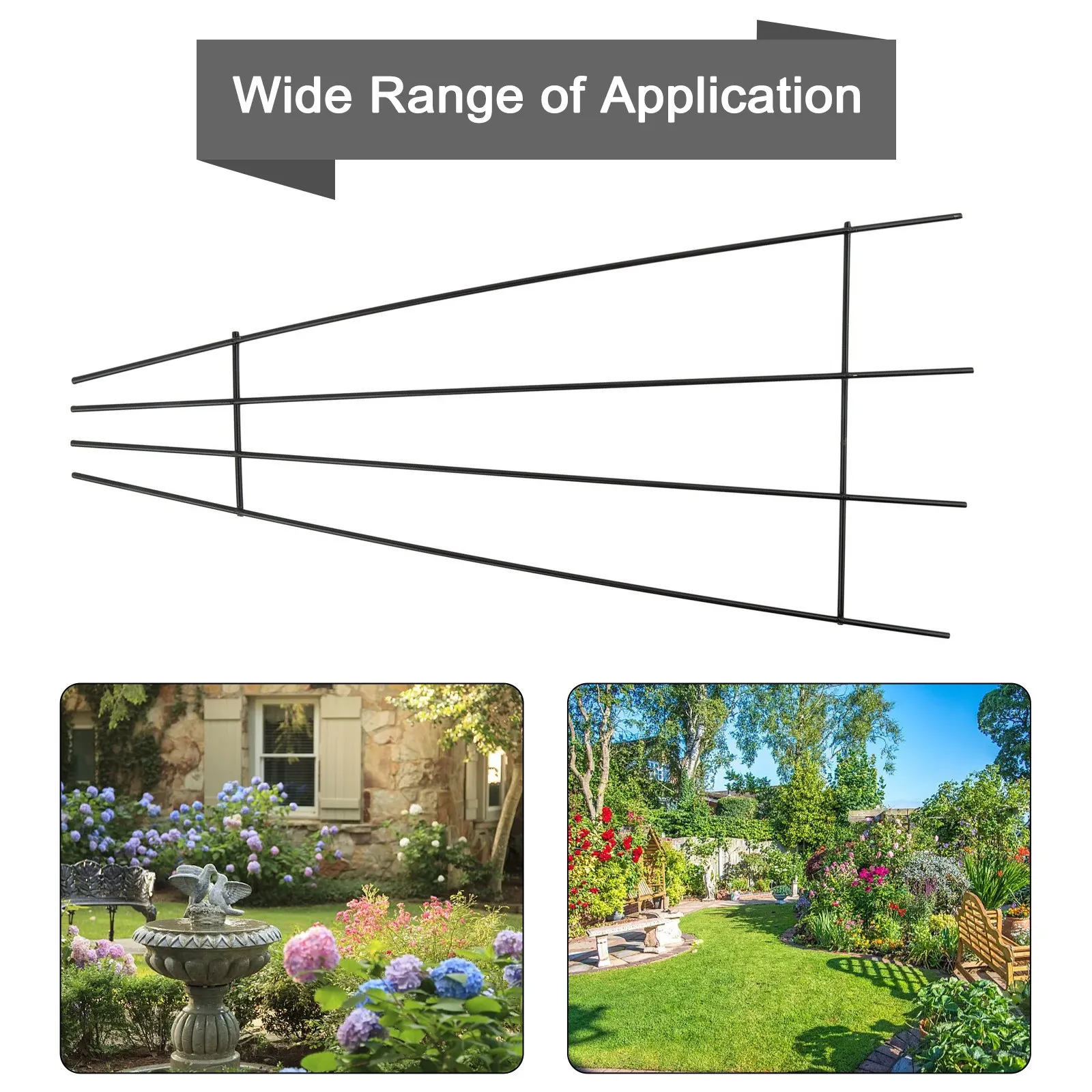 حديقة معدنية حديقة النبات دعم المعادن بوعاء تسلق النبات تعريشة الزهور الكرمة اللبلاب حديقة ديكور العرض #2