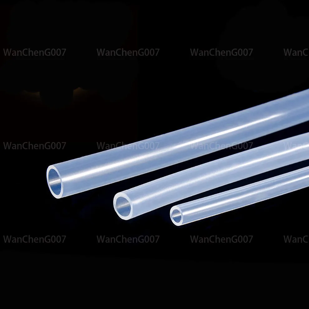 Food Grade Silicone Rubber Hose, Transparent, Flexible, Diameter 2 3 4 5 6 7 8 9 10 12 13 ~ 30mm, Clear Tube, 1m, 5m