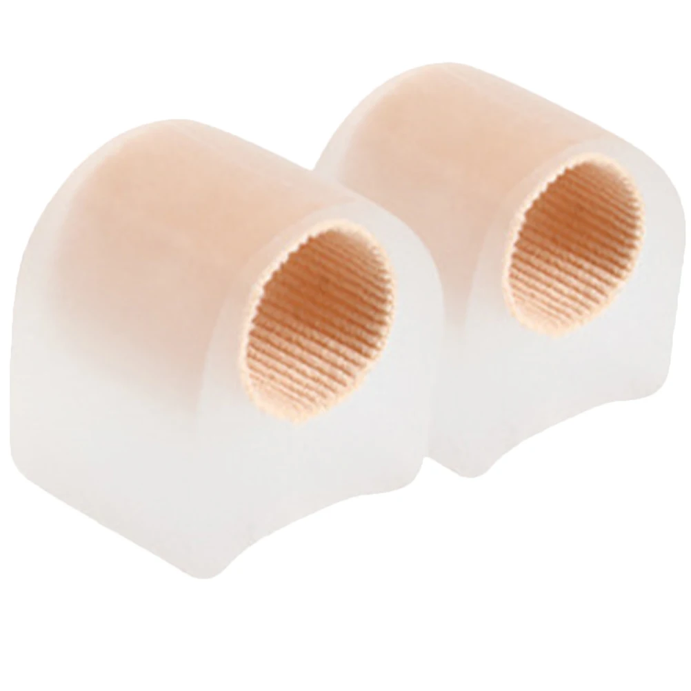 

2pcs Toe Separators Bunions Corrector Reusable Spacer Transparent L Size Foot Care Tools Hammer Toe Separator Lightweight