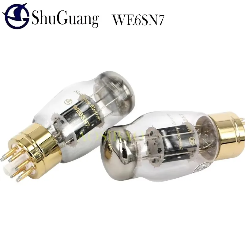 Shuguang WE6SN7 6SN7 válvula de tubo de vacío actualización CV181 6H8C 6N8P 6SN7 tubo electrónico DIY Kit amplificador de Audio HIFI genuino