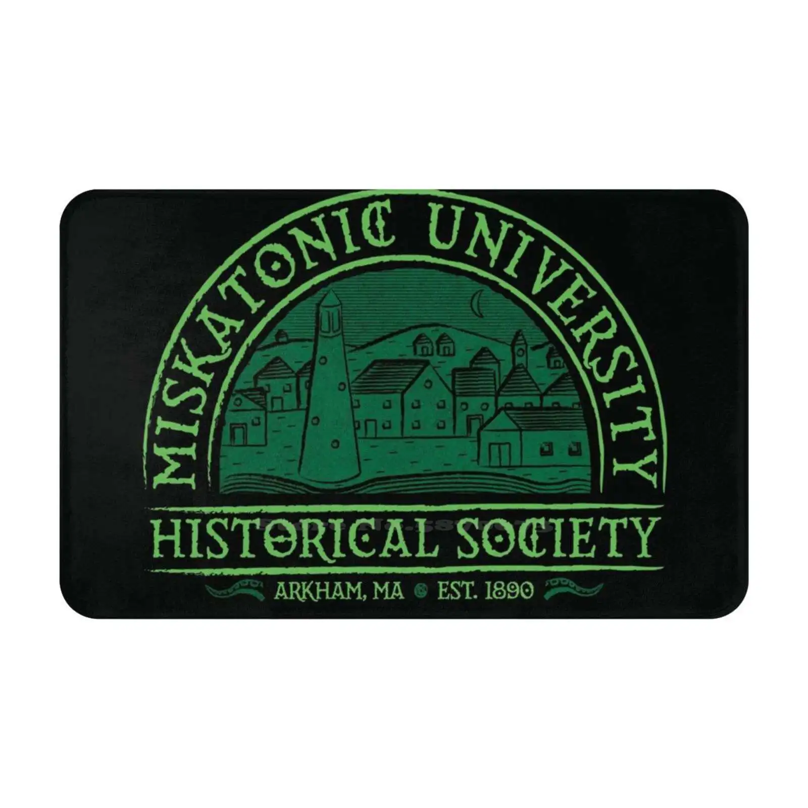 Miskatonic Historical Society Soft Cushion Car Home Carpet Door Mat Cthulhu Horror History Historical Society Hp Lovecraft