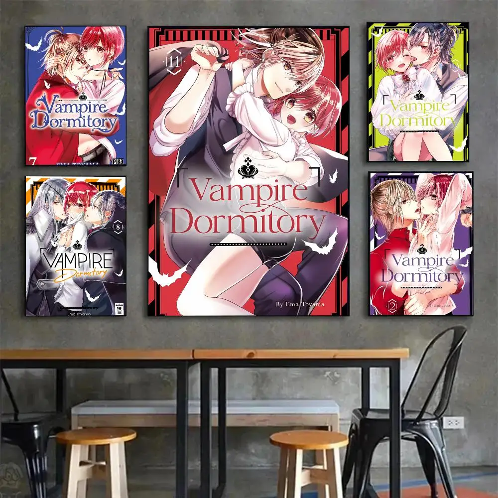 Gothic Shoujo V-Vampire Dormitory Poster Wall art print art suitable for living parlor home decoration gift