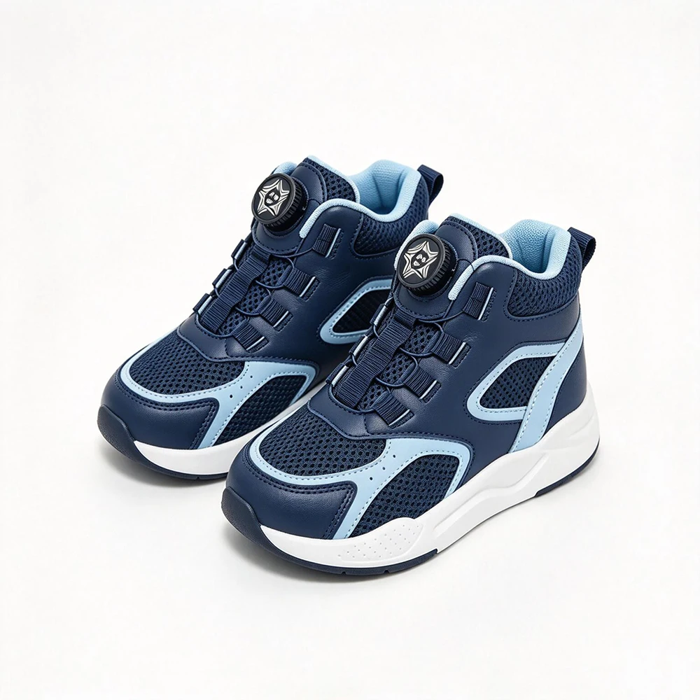 Ortoluckland Kids Sneakers Orthopedic Sporty Shoes For Kids Fall Winter Special Strap Arch Support Insole Boots 2-6Years
