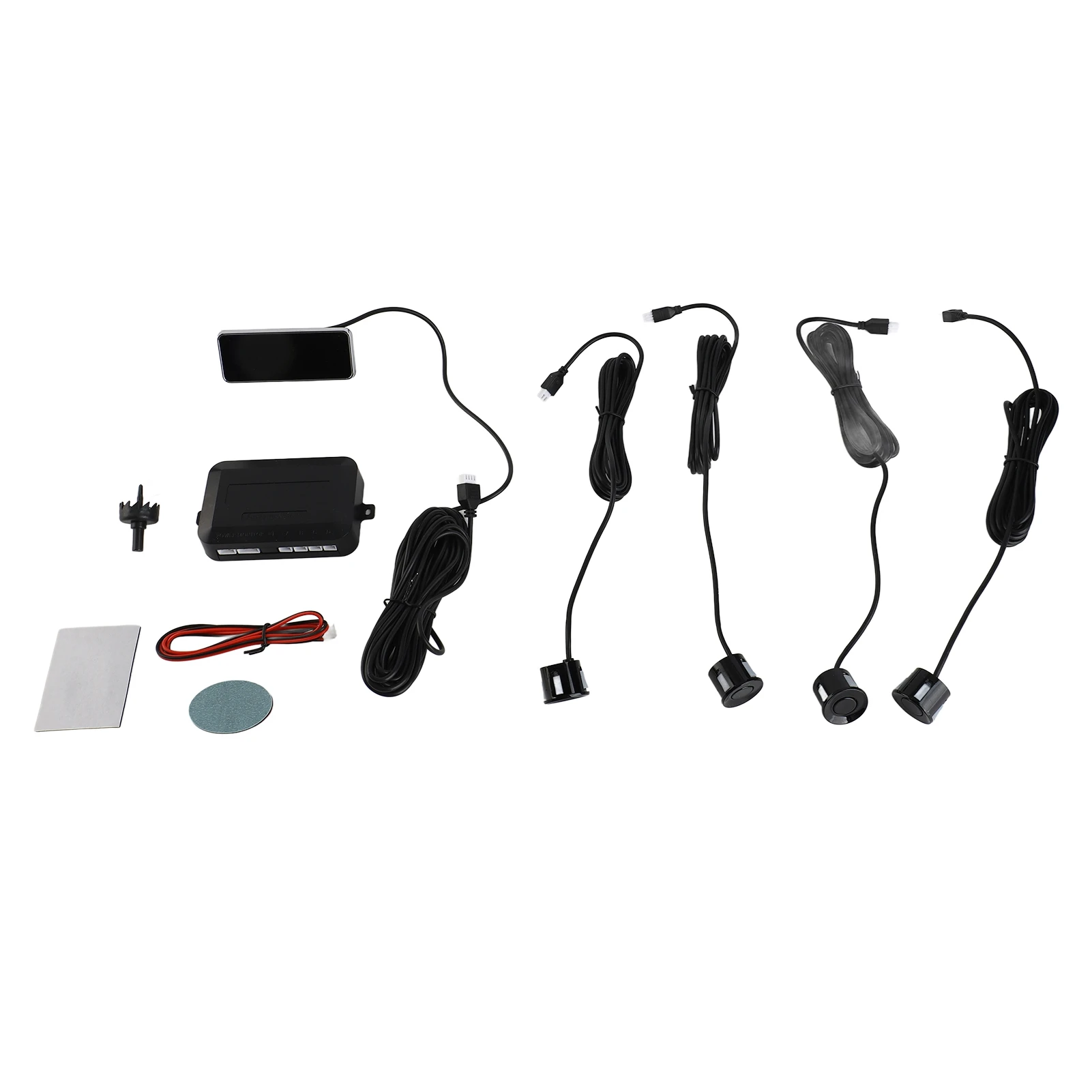 

Car Parking Sensor Rear Reversing Radars System with 8 Parking Sensors Sound Warning Buzzer Distance Detection LCD Display