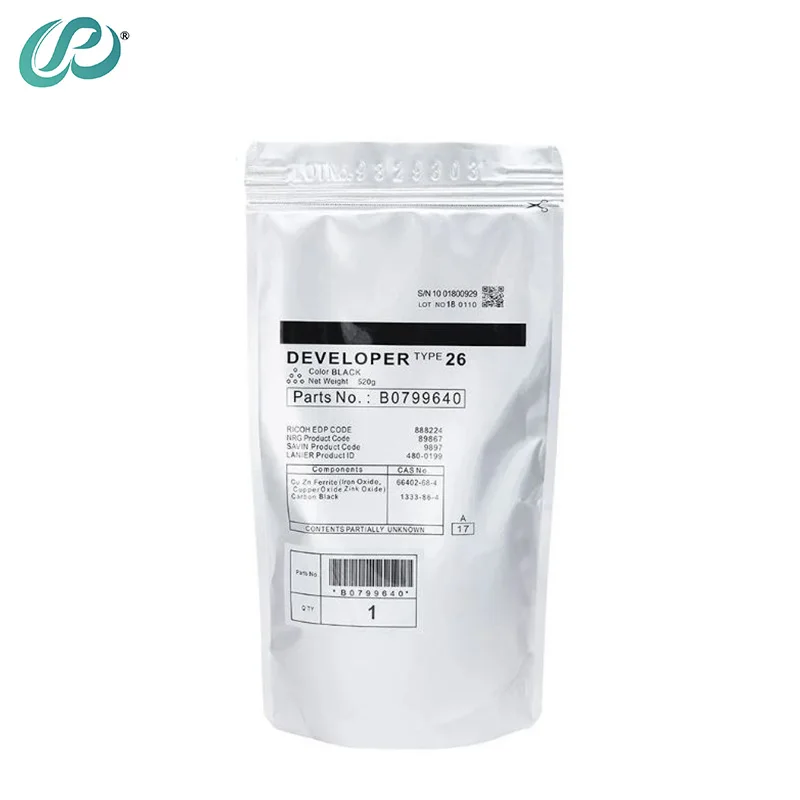 

1pcs Type 26 for Ricoh Aficio AF2045 AF3035 AF3045 AF2045 AF1035 AF1045 AF2035 Compatible BK520g Color Copier Toner Powder