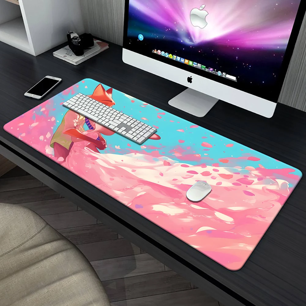 Zootopia print Cartoon Mouse Pad Keyboard Gaming Accessories Mouse Mats Game Office Computer PC Gamer Laptop Judy table mat