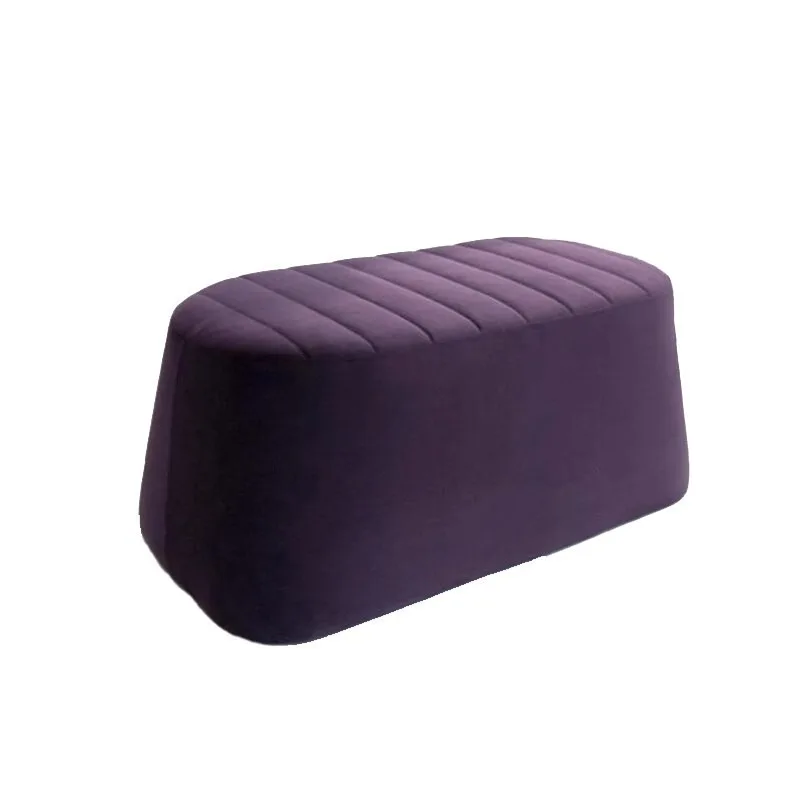 Italian minimalist fabric long sofa stool, shoe changing stool, cloakroom, living room pedal bedroom, bedside stool clothing