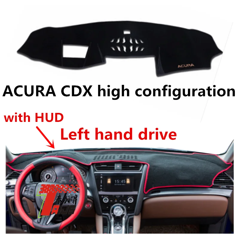 TAIJS Car Dashboard Cover Dash Mat For ACURA CDX high configuration Left hand drive Auto Non-slip Sun Shade Pad Carpet