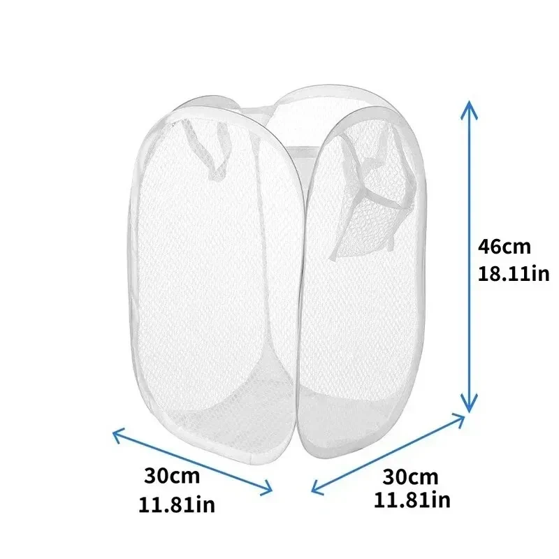 Dirty Clothes Basket Dirty Laundry Basket Skeleton Ventilated Foldable Easy Storage Portable Large Capacity Storage Basket