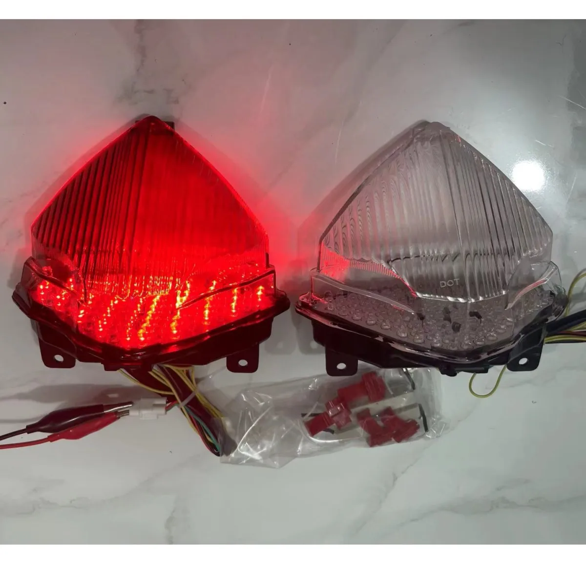 For Yamaha R1 YZF-R1 2004 2005 2006 Rear Tail Light Brake Turn Signals Integrated LED Light