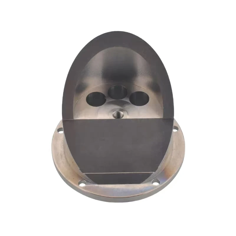CNC Machined Custom Stainless Steel Industrial With Flange Perforated Mounting Base
