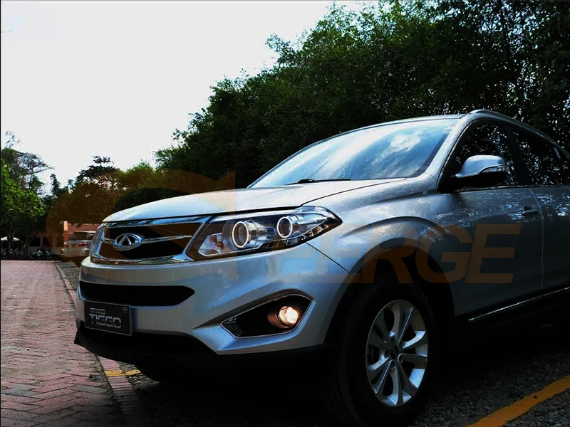 For Chery Tiggo 5 2013 2014 2015 Excellent Ultra Bright CCFL Angel Eyes Kit Halo Rings Car Accessories