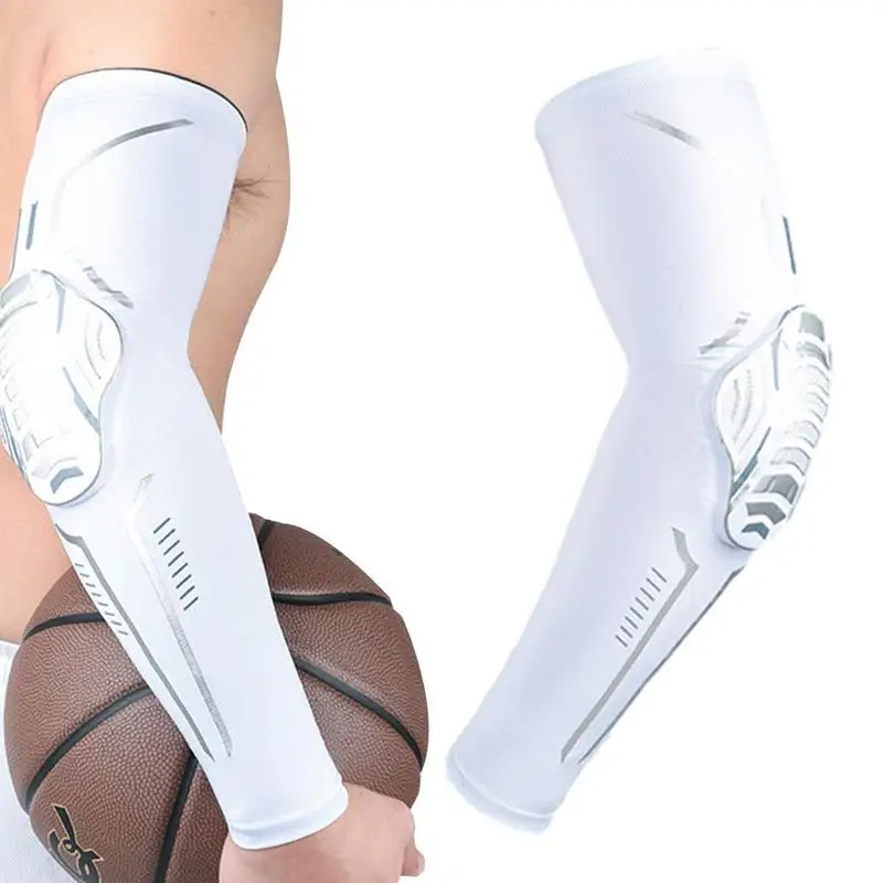 

Padded Arm Sleeve Forearm Support Protector Elbow Brace Breathable Arm Warmer Compression Protection Support Sports Guard Sleeve