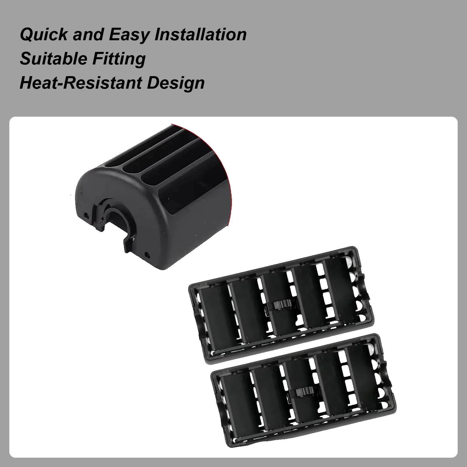 

ForJeepCherokee XJ 1997-2001 Air Vent Panel Replacement Front Dashboard Air Outlet Panel No Drilling Installation 5FS10LAZAB